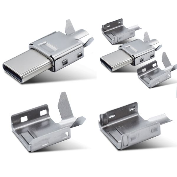 Male 24 Pin USB C Connector Copper Material With Charging Function