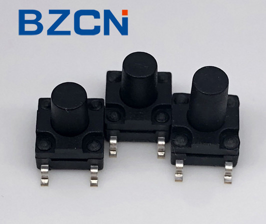 Dust Proof Waterproof Tactile Switch Round Button Multiple Actuator Heights