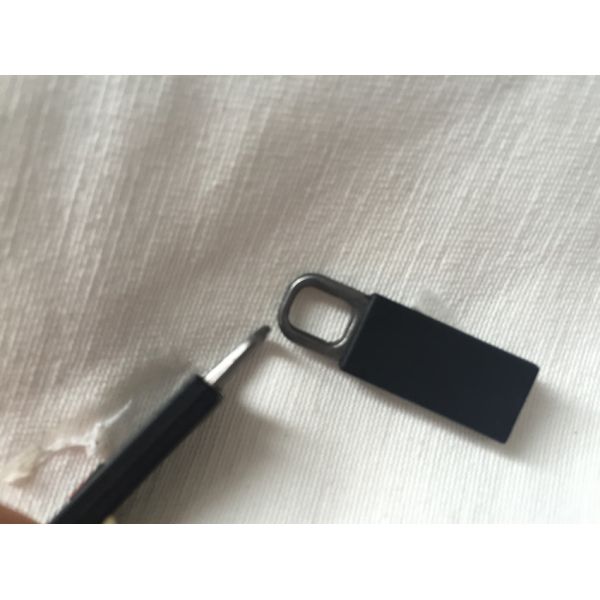 Eco - Friendly Copper Mental Rubber Zipper Puller OEM / ODM Avaliable