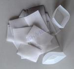 Micro Tube Cuts Nylon Filter Mesh Rectangles Segment One End Sealed Two Open