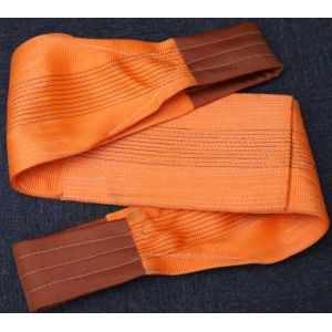 Buy cheap Orange Eye - Eye Flat Synthetic Webbing Sling One - Four Layers Wll 10000kg from wholesalers