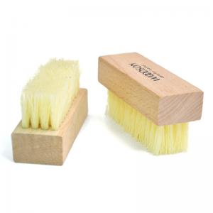 China Plastic Hair Trainer Sneaker Cleaning Brush Tool Wooden Handle ODM wholesale