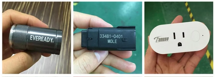 Desktop Fiber Laser Marking Machine CO2 100W For EVA Handicraft And ABS Mariking