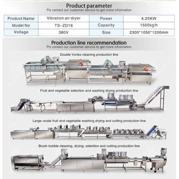 Vibration Air Dryer Vegetable Fruit Leaves Vegetables Saiko persimmon Ginger chili onion garlic Greens Lettuce Cabbage Shiitake mushrooms Mushrooms