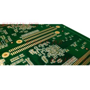 China 6 Layer PCB Printed Circuit Board 1.6MM Green Solder Mask ENIG 91mm*84mm on sale