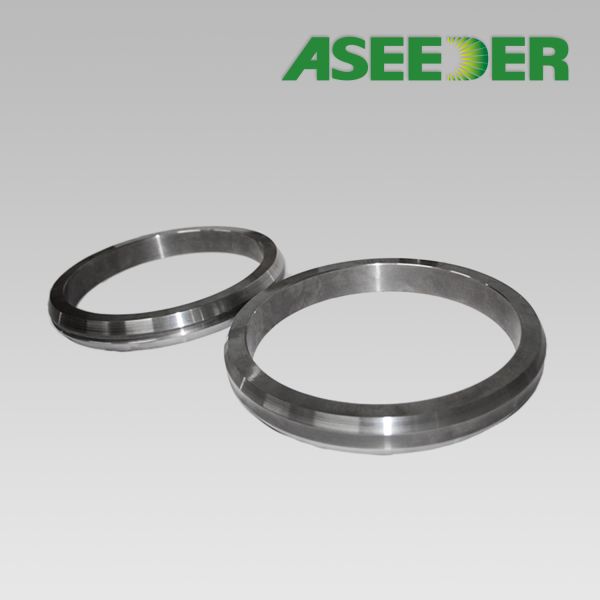 Corrosion Resistant HRA89.5 Min ZY08 Tungsten Carbide Seal Ring