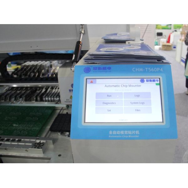 4 Heads 60 Feeders CHMT560P4 SMT Pick and Place Machine + Yamaha electric Feeder