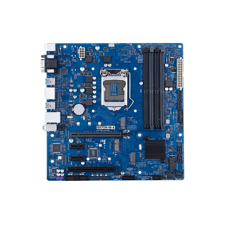 ODM LGA1151 Socket Industrial Motherboard Q370M-IM-A ATX For 9th 8th Gen CPU