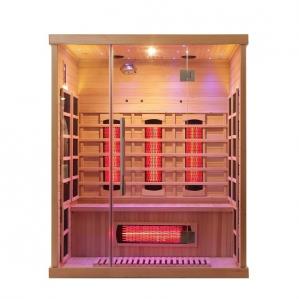 China Canadian Hemlock Custom Home Sauna Kits 3 Person Far Infrared wholesale