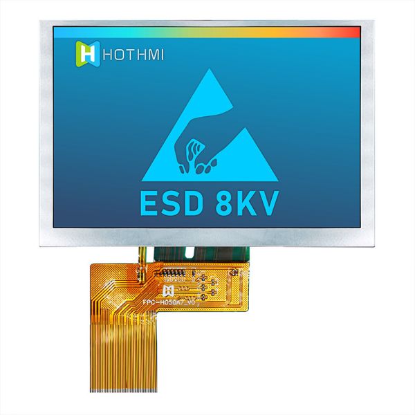 5 Inch High-Brightness TFT LCD | 800x480 IPS Display with ST7262