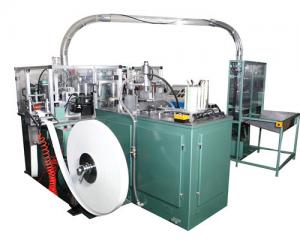 China High Speed Disposable Ice Cream Cup Making Machine Line With PLC Control And Hot Air System on sale