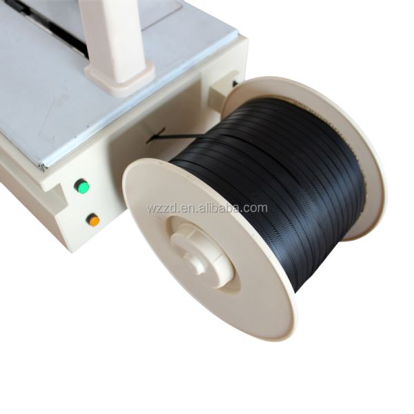 4mm - 8mm Plastic Tray Table Strapping Machine Automatic Wrapping Machine