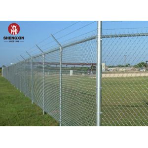 Buy cheap 2mx15m Portable Chain Link Fence Panels Zinc Coated Wire Mesh Fencing from wholesalers