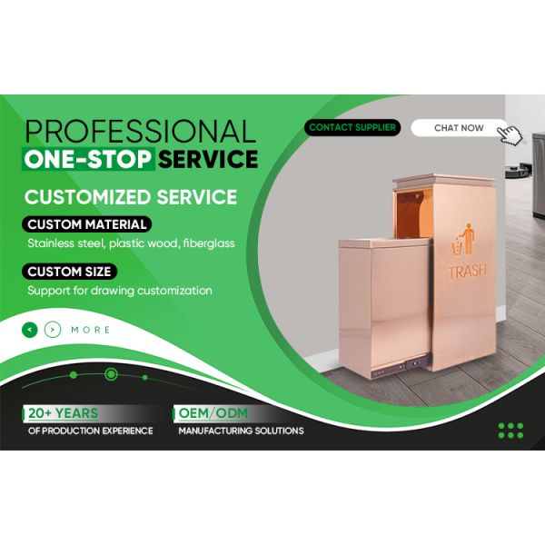 Manufacturer New Product Indoor Open Top Round Black Trash Dustbin Bullet Waste Bins