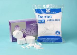China Dental Cotton Rolls, Rolled Cotton Non-Sterile High Absorbent Cotton Rolls Nosebleed Stopper on sale