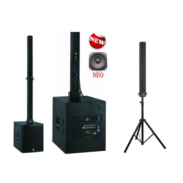 Aluminum Plywood Column Array Speakers Bar Sound System , Pro Sound Speakers 18
