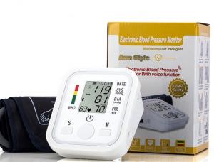 China Electronic   Blood Pressure Monitor  Sphygmomanometer  Arm Style wholesale