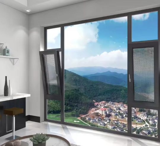 Buy cheap Double Glass Aluminum Frame Tilt and Turn Windows for House Residential from wholesalers
