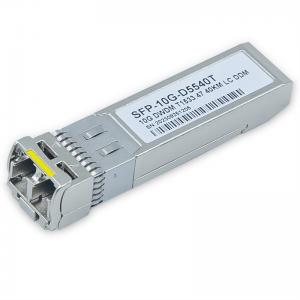 China 10G C-band DWDM SFP+ tunable Transceiver LC 40km over OS2 SMF duplex LC Module wholesale