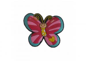 China Baby Boy Children Door Knob , Butterfly Childrens Drawer Knobs Mooth Rubber Plastic wholesale