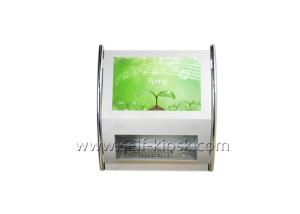 China Space Saving Interactive Wall Mounted Computer Kiosk With Metal Keyboard wholesale