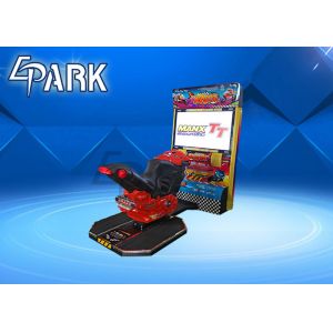 China 1-2 Players Racing Game Machine , Competition Networked Motorcycle Arcade Simulator wholesale