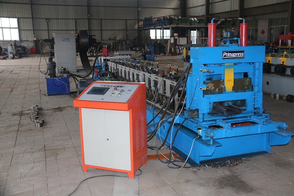 Steel Frame CZ Purlin Roll Forming Machine 18m/min 12 Rows