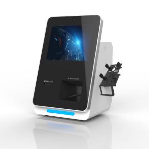 China Self Guest Check In Kiosk With Credit Card Payment And QR Reader Key Card Encoder wholesale