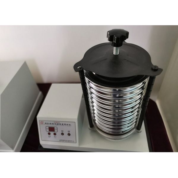 Helix Vibration Motorized Sand Sieve Shaker , Soil Sieve Shaker 180 Times/Min