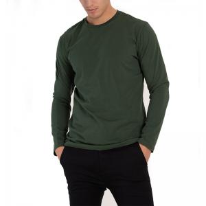 China High Quality Blank Plain 100% Cotton Long Sleeve Men T Shirt with Embroidery Printing Design Logo wholesale
