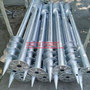 China ASTM A153 HDG 580mm 120KN ground screw post anchor wholesale