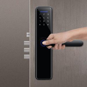 China Aluminum Alloy Bluetooth Sliding Door Lock ROHS Keyless Door Lock With App wholesale