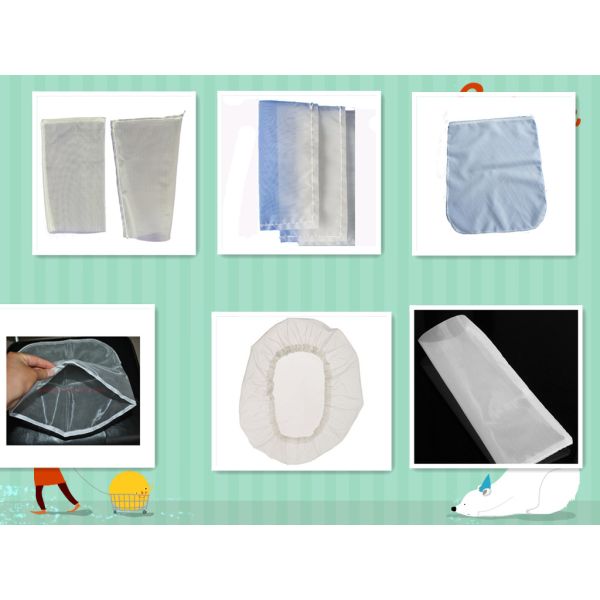 Food Grade 12 X 10 Inches Micron Nylon Nut Milk Bag Size Customized For Filtering