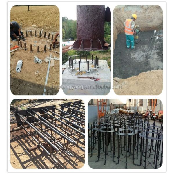 40m Angular Steel Four Legged Self Supporting Communication Radio Tower