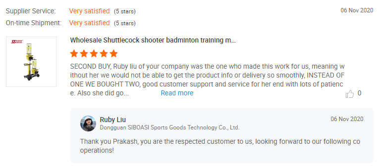 S8025 Badminton Shuttle Throwing Machine 1.2-10S Ball Interval 140W