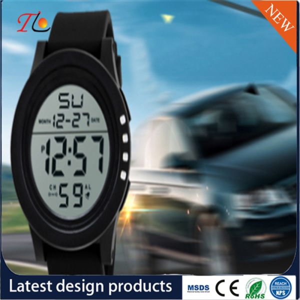 Silicone Wrist Watch Smartwatch Luminous Alarm Light Timing Month Calendar Display 24 Hours Instruction Multicolor Strap