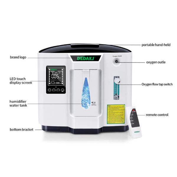 DE-1A 120VA 7L 18m infrared Home Oxygen Concentrator