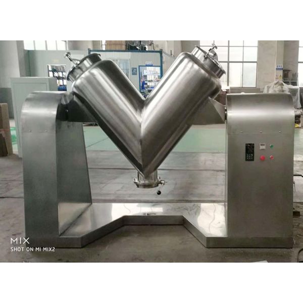 Industrial Blender Cone Type Dry Pharmaceutical Powder Spice V Mixer Machine