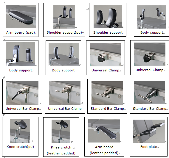 110mm Kidney Bridge Electric Operating Table With Automatic Control System