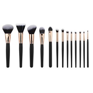 Buy cheap 13PCS high end Cosmetic Professional Makeup Brush Set Rose Golden Copper Ferrule from wholesalers