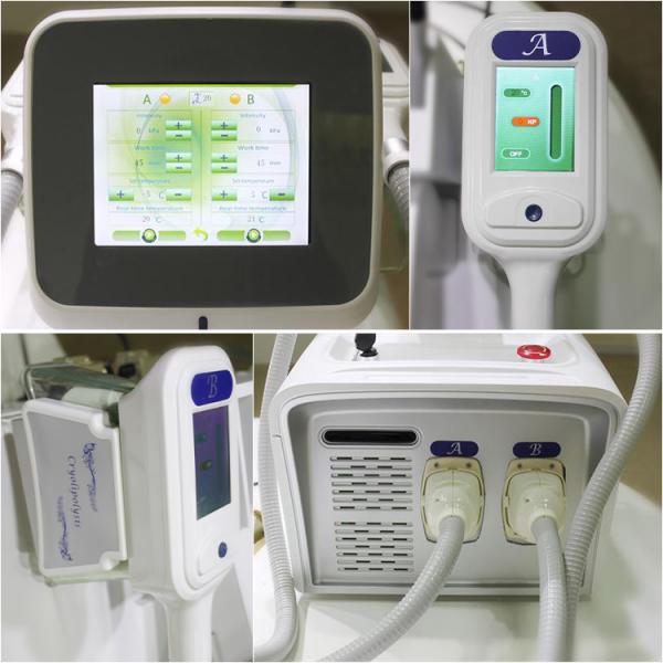 2017 Beauty system 2 handles double chin rf fat freeze cryo slimming fat freezing mini portable cryolipolysis machine for home