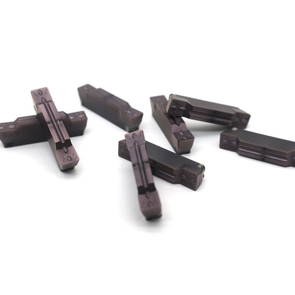 Parting Off Tungsten Carbide Cutter Insert MGMN500 With Anti Vibration Function