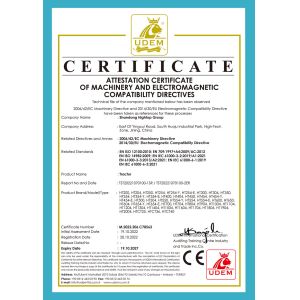 Shandong Hightop Group Certifications