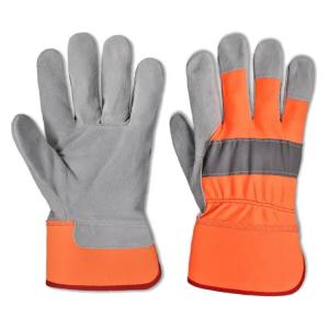China Leather Working Thermal Driver Gloves EN388 White Sheepskin Safety For Work wholesale