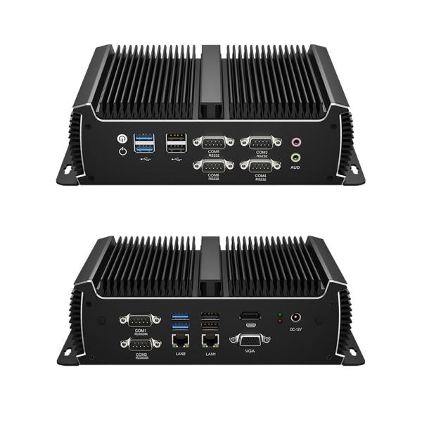 Quality Dual Cores Four Threads Intel Core i5 7200U Mini Computer With Dual DDR4 RAM And 6COM for sale