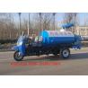 QUALITY Material chinese small tank capacity 3-wheel 18hp 2000L water jet truck for sale
