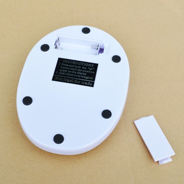 Round Platform Kitchen Weight Scale 5kg With Over Load Indication