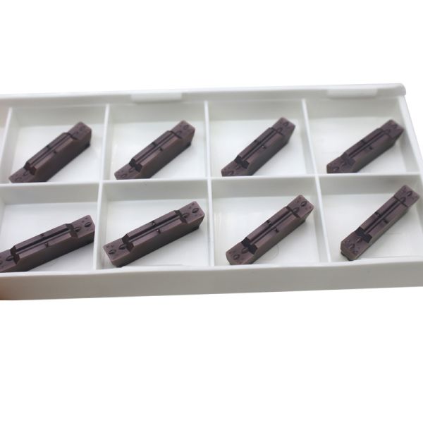 Parting Off Tungsten Carbide Cutter Insert MGMN500 With Anti Vibration Function