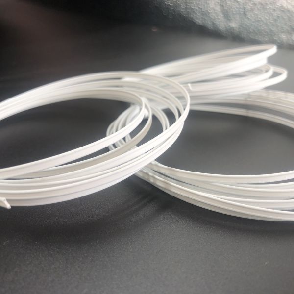 Double Core Nose Wire Bridge Plastic For Face Mask 3.5mm 5.0mm