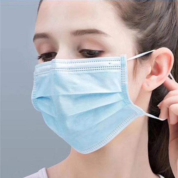 Anti Bacterial Moisture Proof Disposable 3 Layer Face Mask